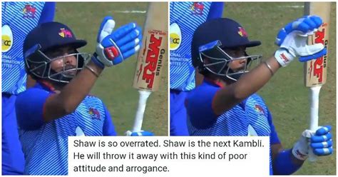 After An 8MonthBan Prithvi Shaw Faces Heat For His Overconfident ...