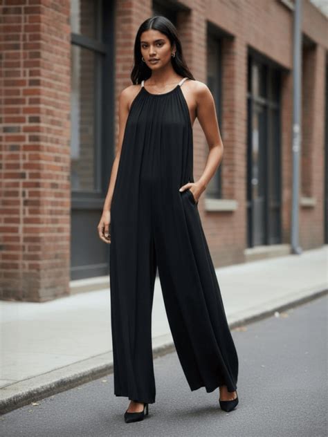 Tessa Halter Wide Leg Jumpsuit – Notch Above