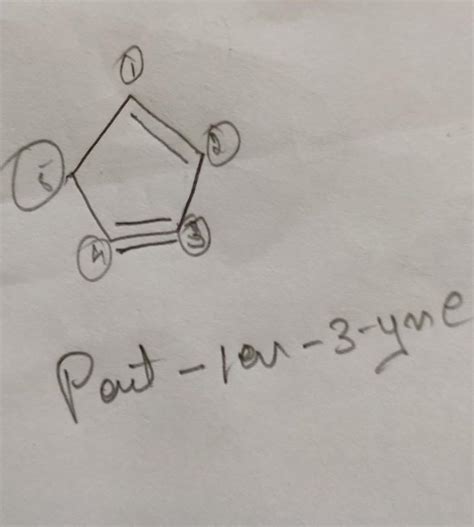 structural formula of pent-1-en-3-yne - Brainly.in