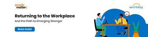 Returning to the Workplace and Emerging Stronger — People Matters ...