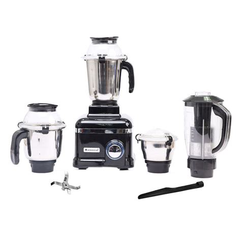 Wonderchef Sumo Black DLX 1000W Mixer Grinder 4 Jars