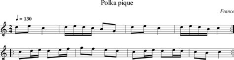 Polka pique on folk tune finder