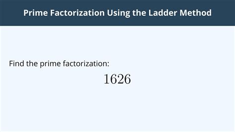 Prime Factors Ladder Methods 的图像结果
