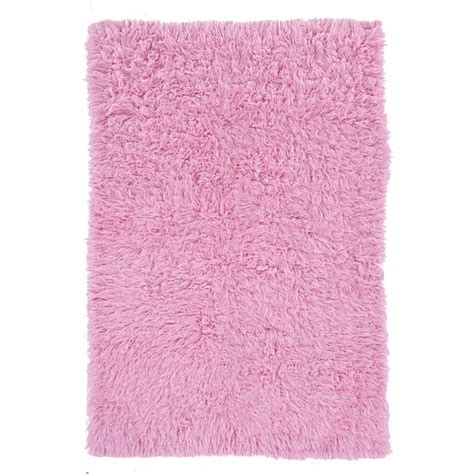 Linon New Flokati 8 X 10 (ft) Wool Blue Wool Indoor Solid Area Rug at ...