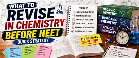 Revise Chemistry Before NEET: Quick Strategy Guide