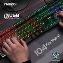 Frontech KB-0040 Wired Gaming Combo Keyboard and Optical Mouse| RGB ...