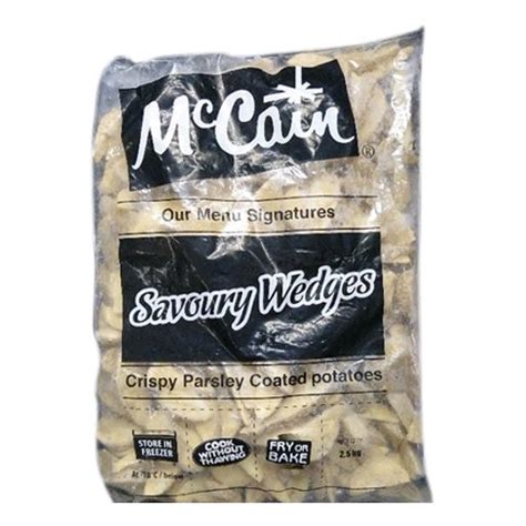 Savoury Wedges 2.5kg McCain – coldkart.com