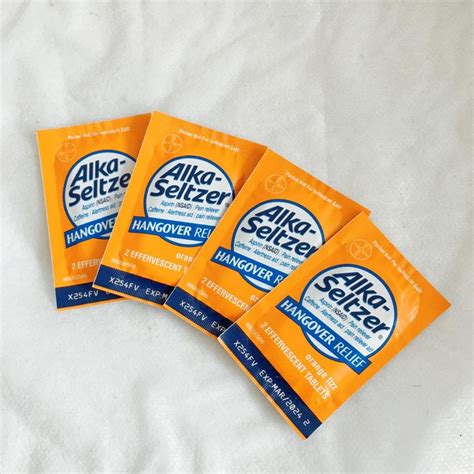 Jual Alka-Seltzer Hangover Relief Orange Fizz | Shopee Indonesia