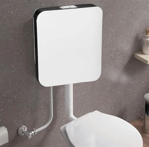 RAYNO Dual Flush Tank Cistern with Wall Mount | Toilet Flush Tank for ...
