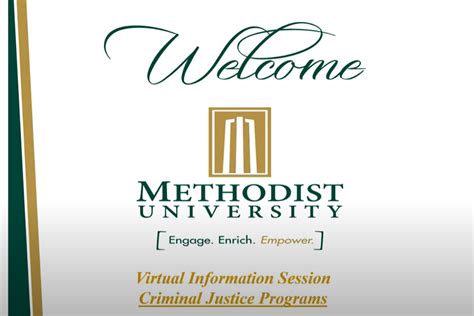Online Criminal Justice Master's Program – MSCJ Degree – Methodist University