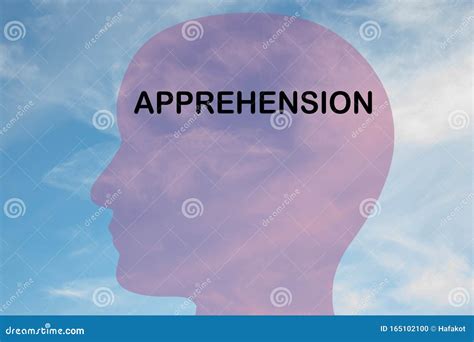 APPREHENSION - Communication Concept Stock Illustration - Illustration ...