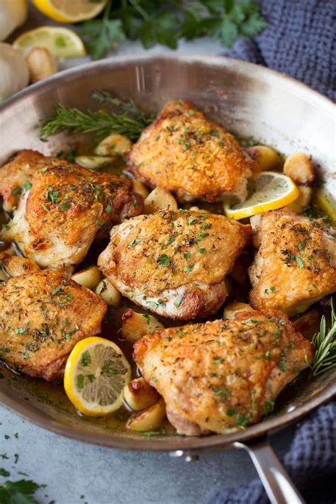 Pan Fried Chicken Thighs