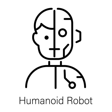 Trendy Humanoid Robot 45353082 Vector Art at Vecteezy