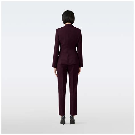 Custom Suits Made For You - Hemsworth Burgundy Suit Women| INDOCHINO