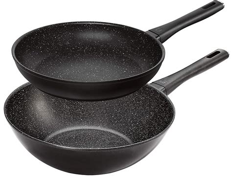 Buy Zwilling J.A. Henckels Marquina Non-Stick 9.5" Frypan and 12" Wok 2 ...