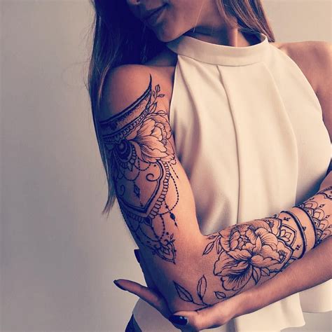 elegant arm tattoos for women