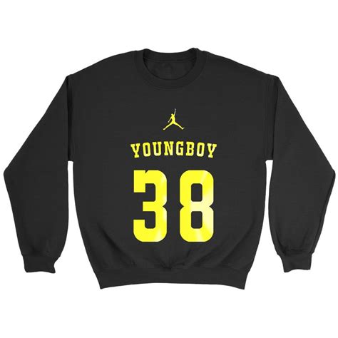 Nba Youngboy 38 Jersey Sweatshirt - NBA Youngboy Merch