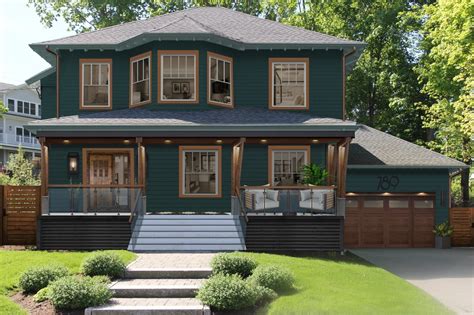 Our Favorite Green Exterior House Colors | brick&batten | Green ...