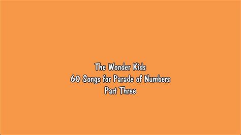 Parade of Numbers Song 的图像结果