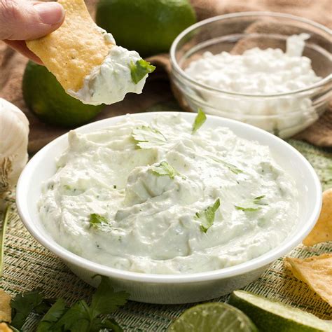 EASY Cilantro Lime Crema with Cottage Cheese Recipe