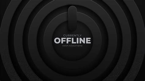 Bannière d'arrière-plan de streaming actuellement hors ligne | Vecteur ...