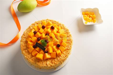 芒果蛋糕 烘焙高清图片下载-正版图片500585028-摄图网
