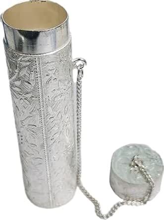 Hope Kart Long Dhoop Stick Holder Box Chuna Dani Dabi Silver Plated ...