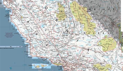 Central California Map With Cities