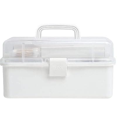 Tosnail 12-inch Plastic Craft Storage Box with Two India | Ubuy