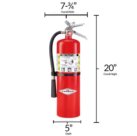 Dry Chemical 10lb Fire Extinguisher - Multi Purpose - Amerex