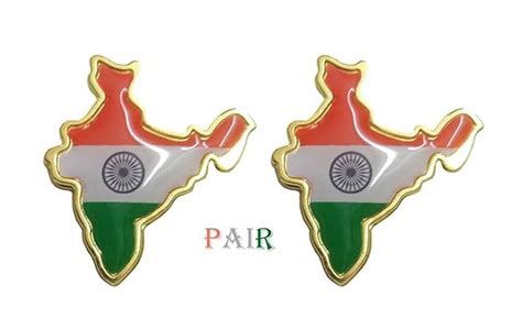 Daisy Deals Accessories 2 Pcs India Map Badges : Amazon.in: Toys & Games