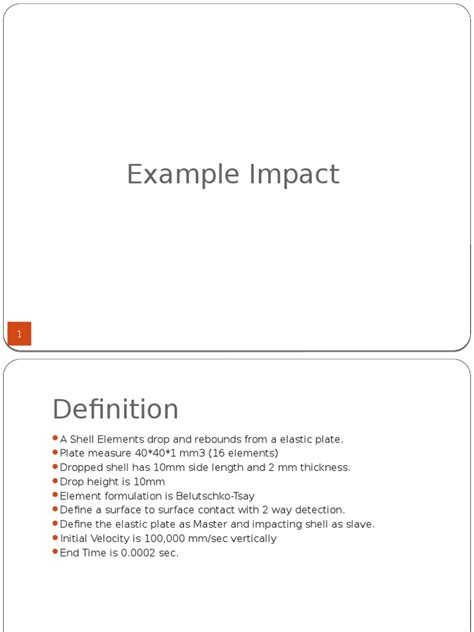 Image result for LS-DYNA Drop Test Tutorial