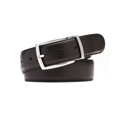 Peter Millar Reversible Leather Belt ME0A11 Black Brown | Function18