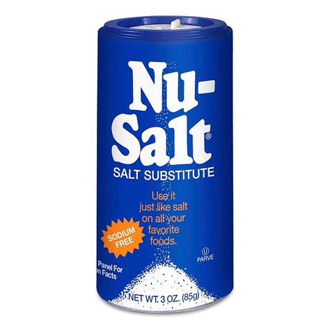 Amazon.com: Nu-Salt Sustituto de sal sin sodio, botella agitadora de 3 ...