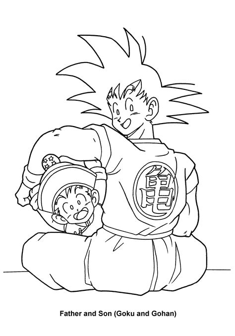 Dragon Ball Z Coloring Pages Printable