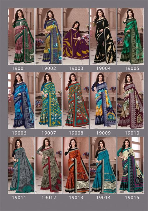 Premier Saravani Vol 19 Printed Cotton Saree Collection