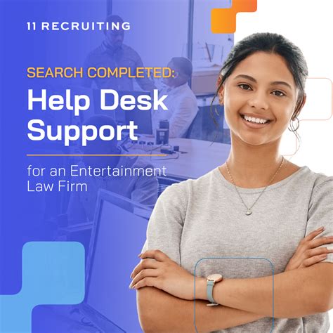 Eleven Recruiting Places Help Desk Support for an Entertainment Law ...