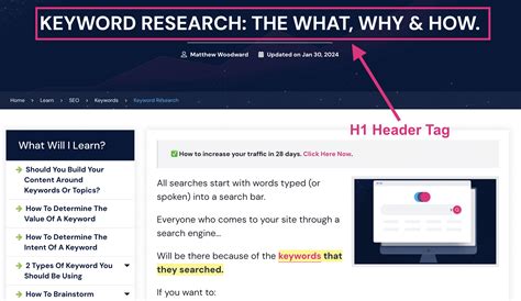 HTML Header Example 的图像结果