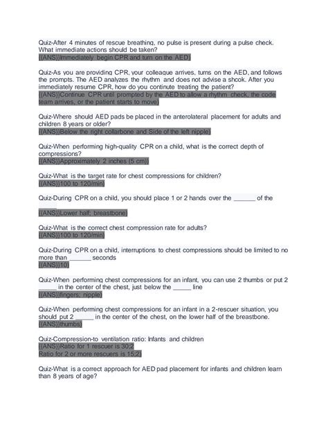 SOLUTION: Cardiopulmonary resuscitation exam 1 - Studypool