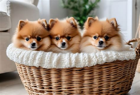 Cute Pomeranian Dogs Free Stock Photo - Public Domain Pictures