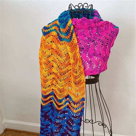 Image result for Wave Pattern Crochet Wrap