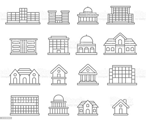 Building Icon Set 的图像结果