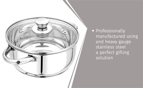 Buy Pristine Tri Ply Induction Base Cooking Essential Compatible ...