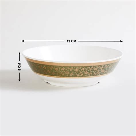 Buy Meadows Melamine Printed Serving Bowl - 850ml from Home Centre at ...