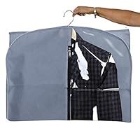 Kuber Industries 8 Pieces Half Transparent Non Woven Men's Coat Blazer ...