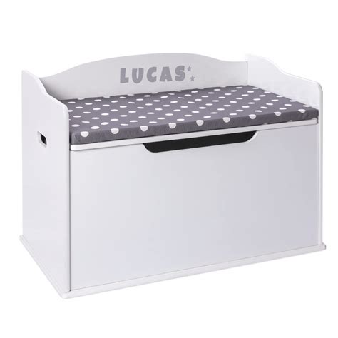 Milliard Wooden Toy Box and Storage Chest with Seating Bench - for Kids ...