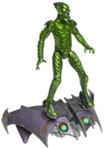 Spiderman SpiderMan Movie ToyBiz Action Figure Green Goblin Pumpkin ...