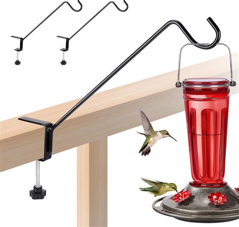 Amazon.com: Idzo Deck Bird Feeder Hanger for Railing, 28inch Deck Hook ...