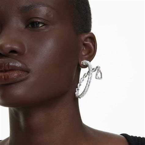 Hoop Earrings for Women and Men | Swarovski