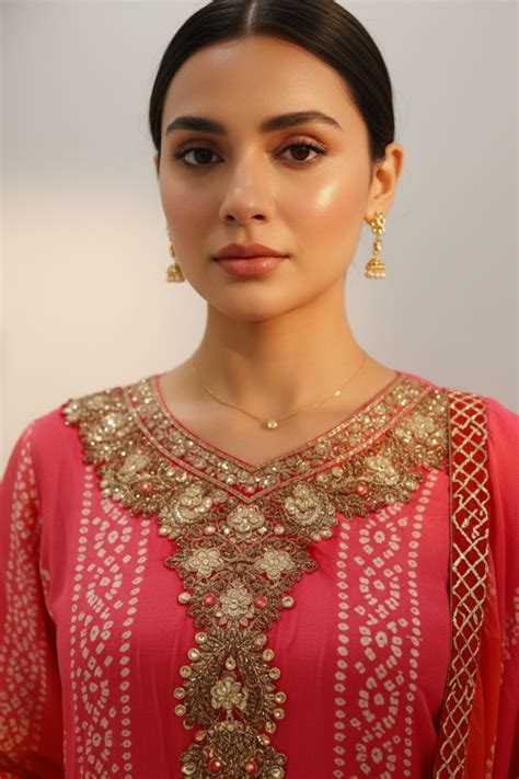 Coral Crepe Readymade Suit And Palazzo With Crepe Dupatta – The Panna Shop